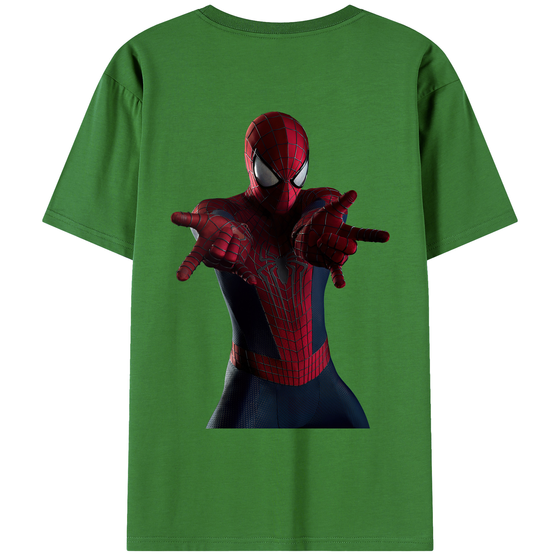 （画像用） Spider Man スパイダーマン レディース半袖Tシャツ(バックプリント)